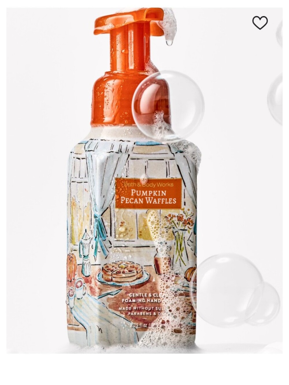 🧇🧇Bath & Body Works Pumpkin Pecan Waffles Foaming Hand Soap -🧇🧇